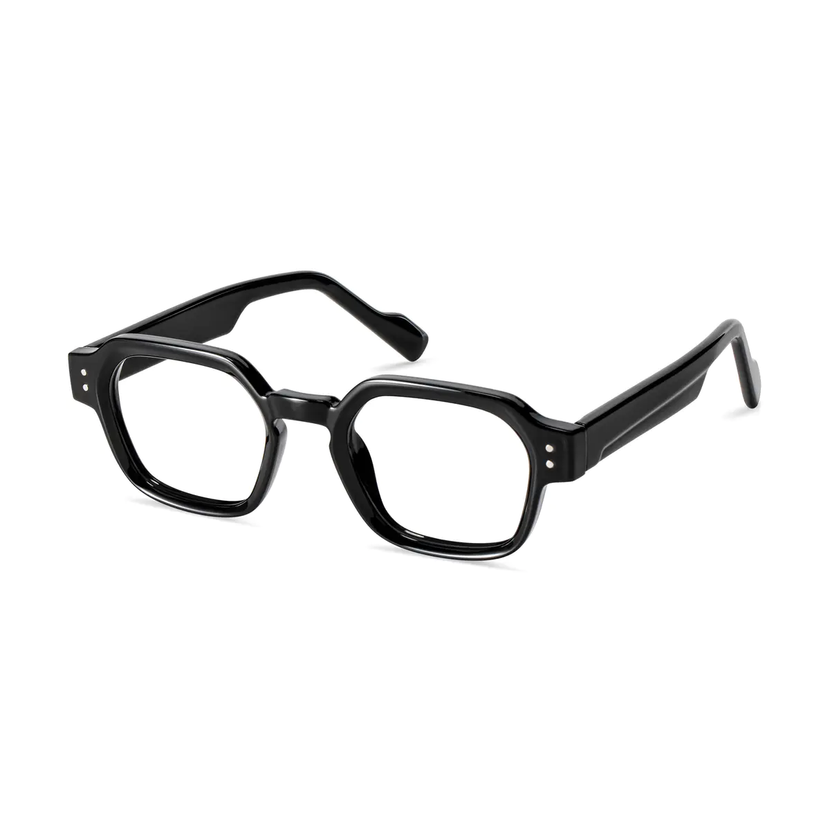 Square Black Eyeglasses