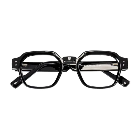 Square Black Eyeglasses