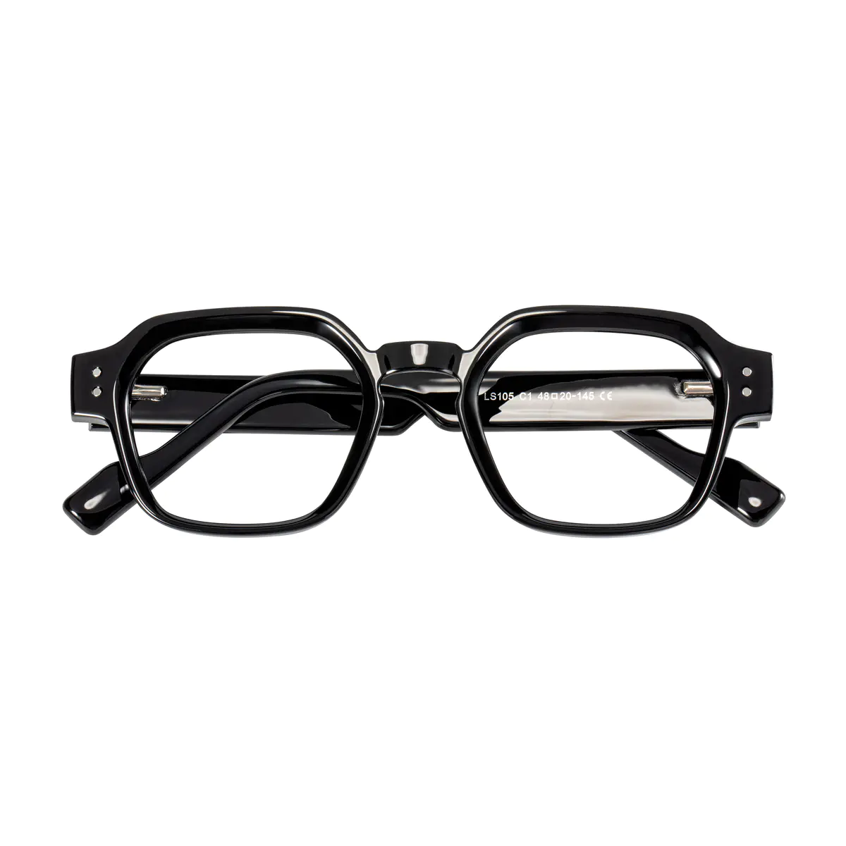 Square Black Eyeglasses
