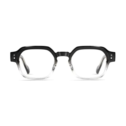 Square Black/Clear Eyeglasses