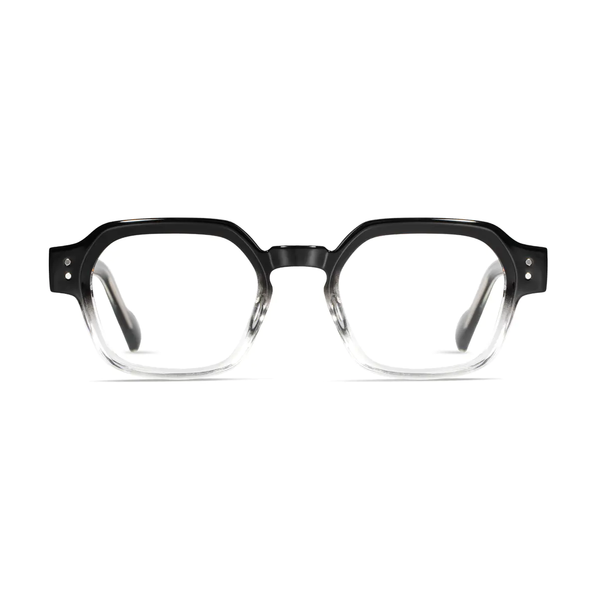 Square Black/Clear Eyeglasses