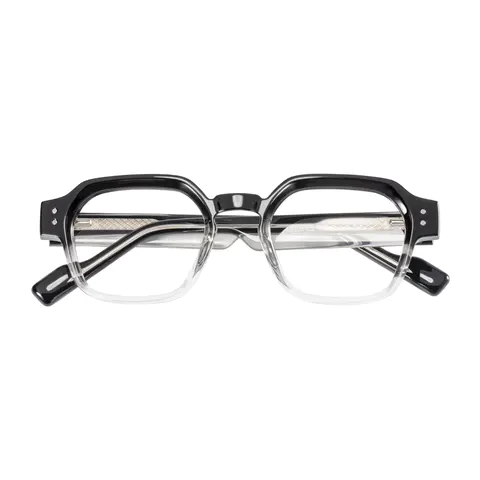 Square Black/Clear Eyeglasses