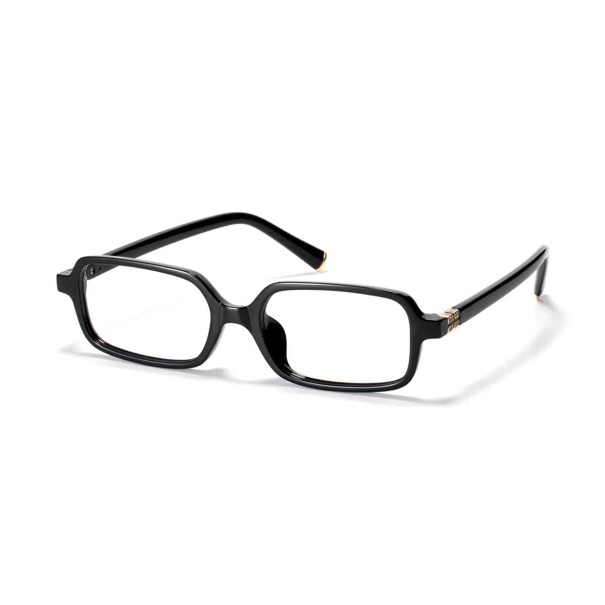 Rectangle Black Eyeglasses