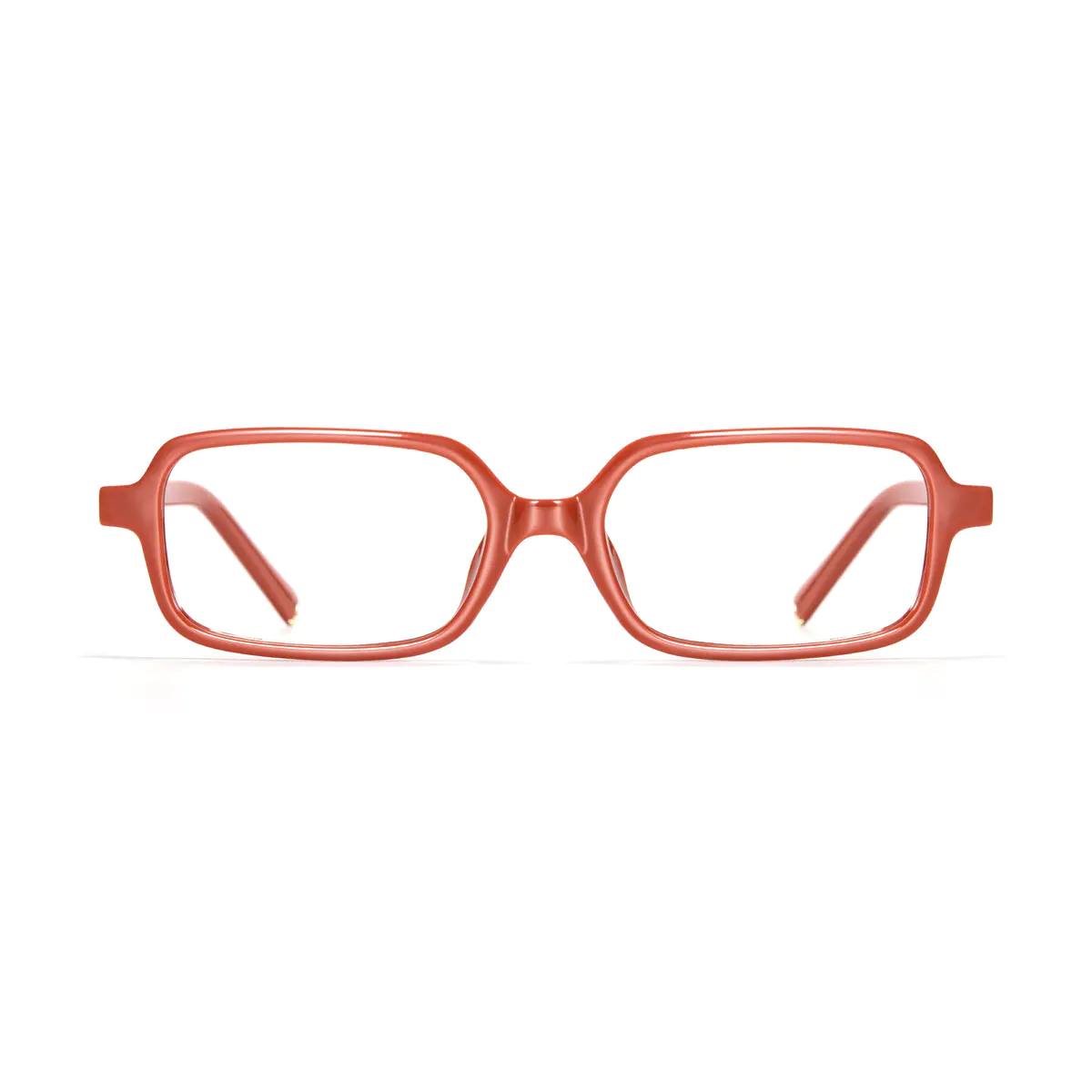 Rectangle Orange Eyeglasses