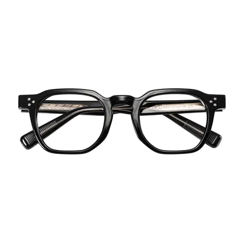 Oval Black Eyeglasses