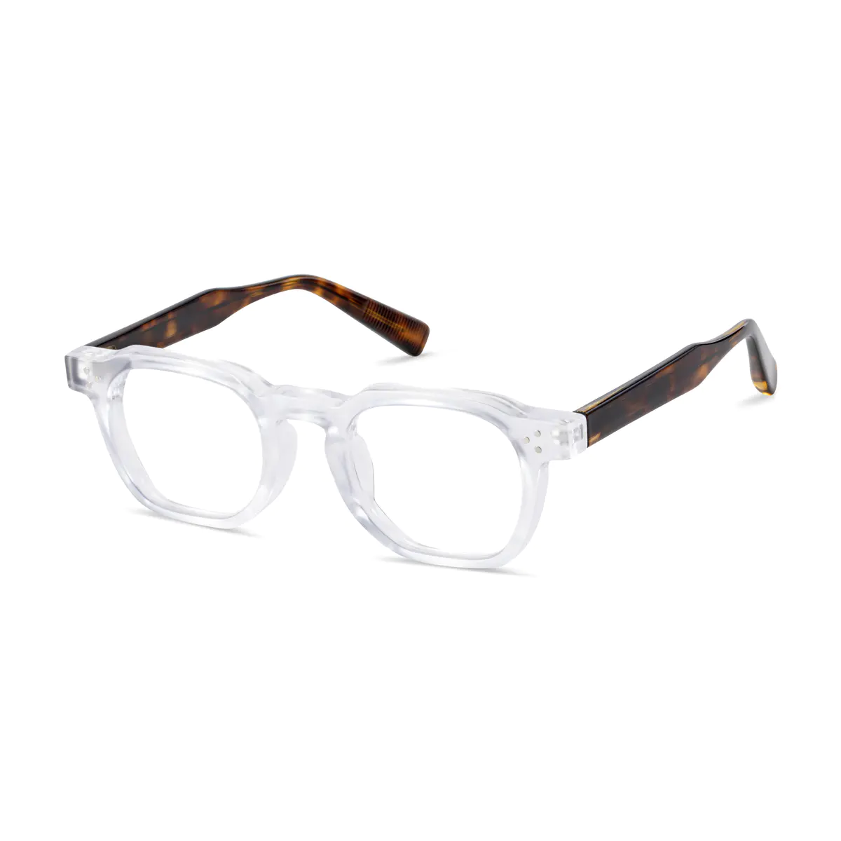 Oval Clear Eyeglasses