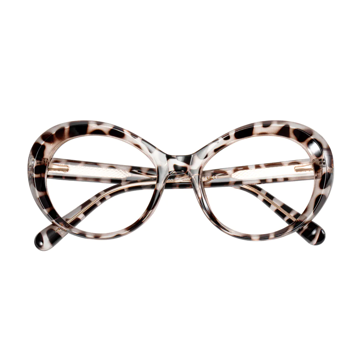 Oval Tortoiseshell/Clear Eyeglasses