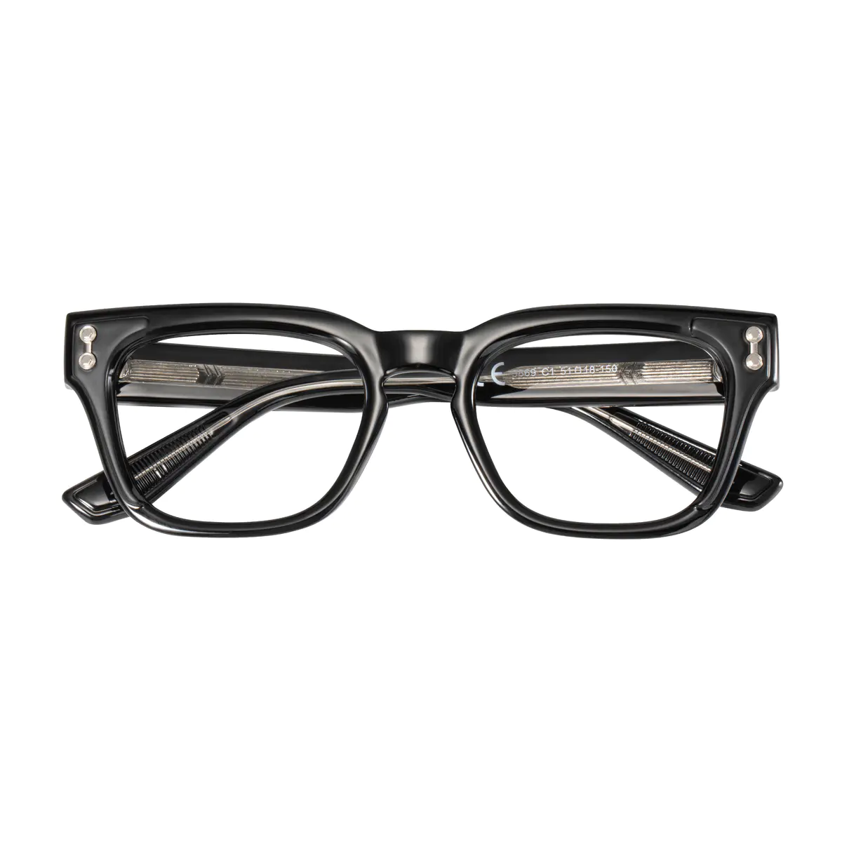 Rectangle Black Eyeglasses