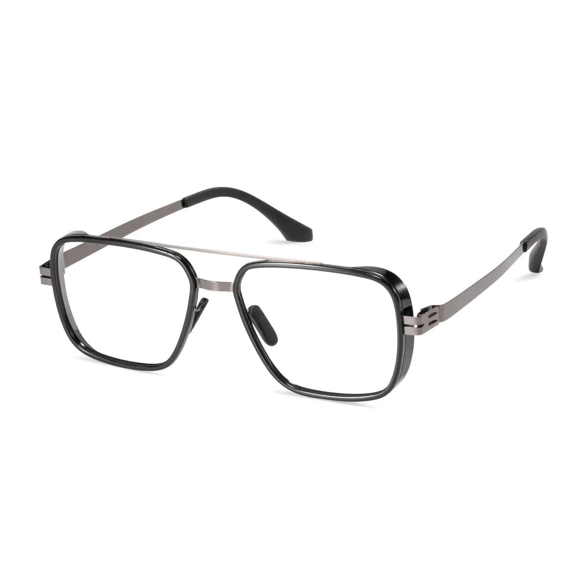 Aviator Black Eyeglasses