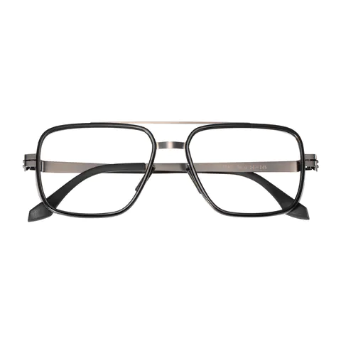 Aviator Black Eyeglasses