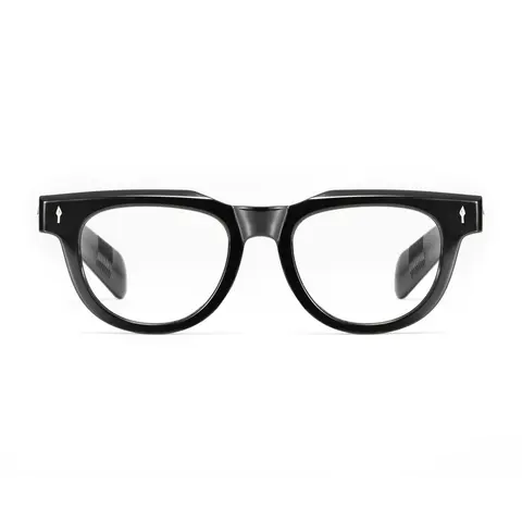 Oval Black Eyeglasses