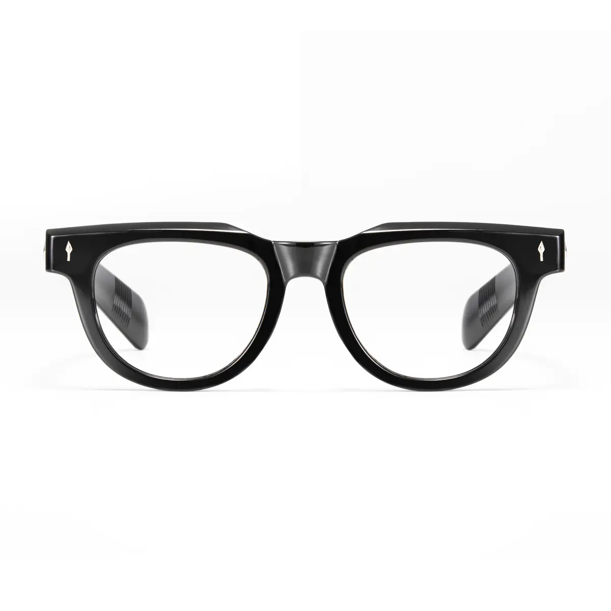 Oval Black Eyeglasses