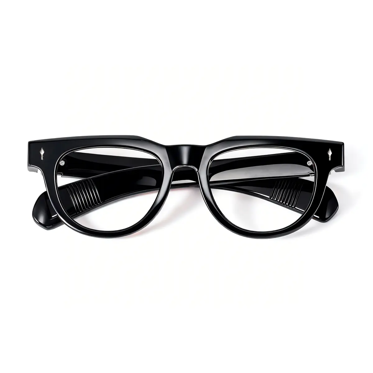 Oval Black Eyeglasses