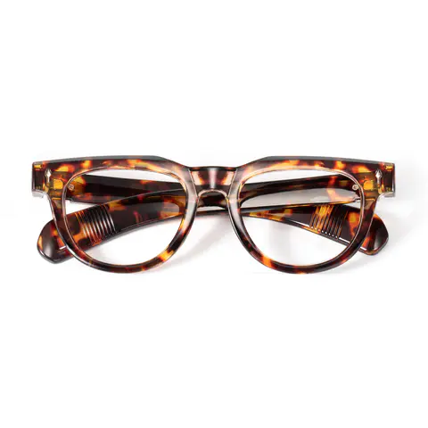 Oval Tortoiseshell Eyeglasses