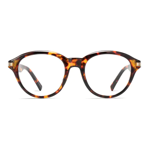 Oval Tortoiseshell Eyeglasses