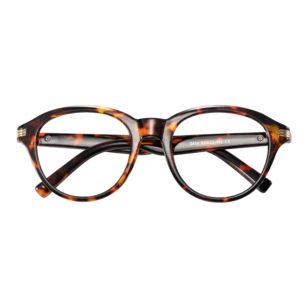 Oval Tortoiseshell Eyeglasses