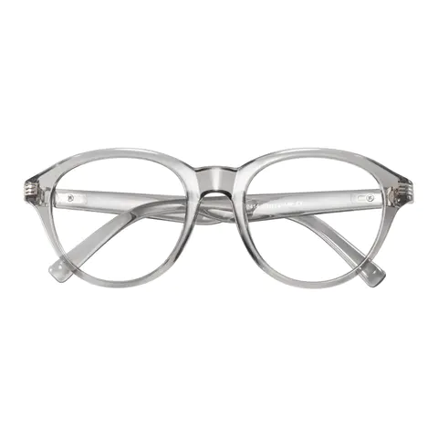 Oval Transparent Gray