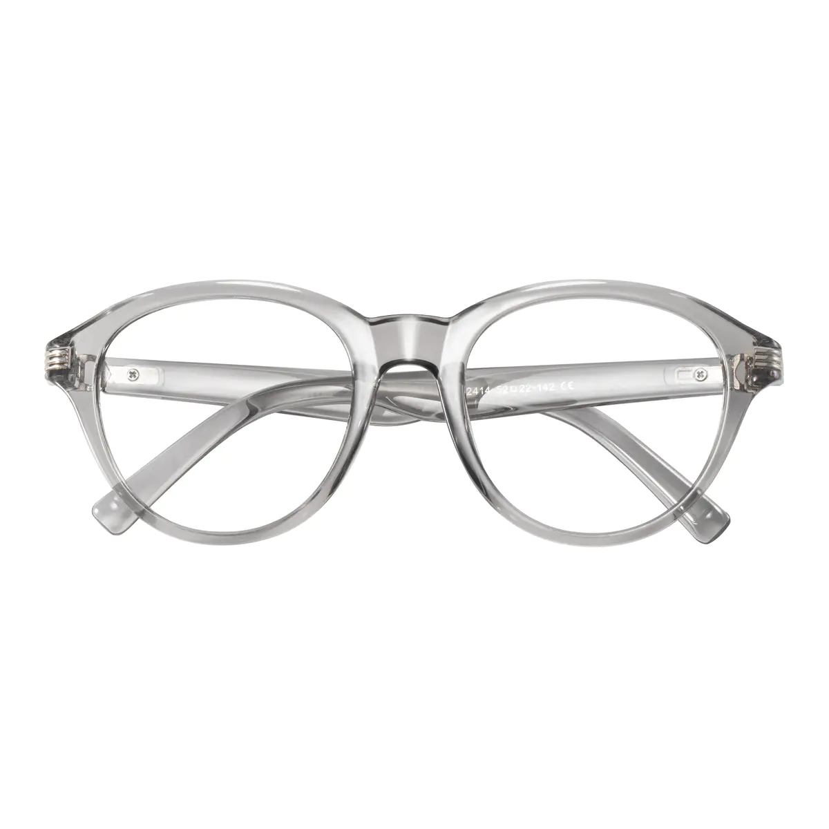 Oval Transparent Gray