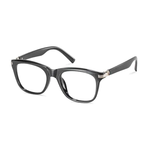 Rectangle Black Eyeglasses
