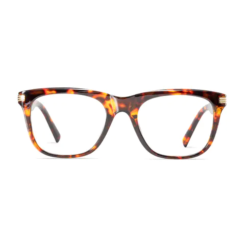 Rectangle Tortoiseshell Eyeglasses