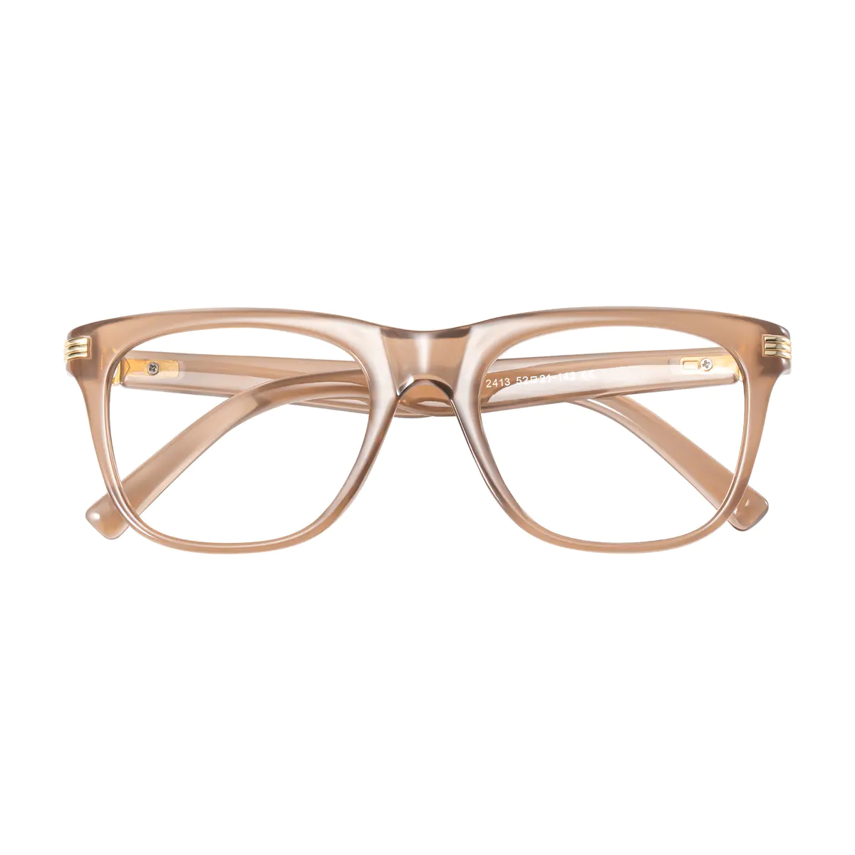 Rectangle Transparent Amber