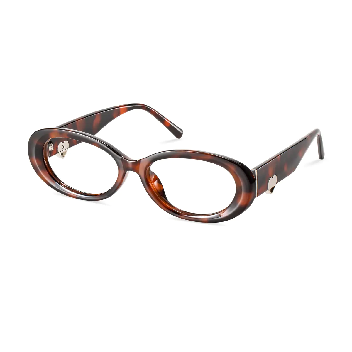 Oval Tortoiseshell Eyeglasses
