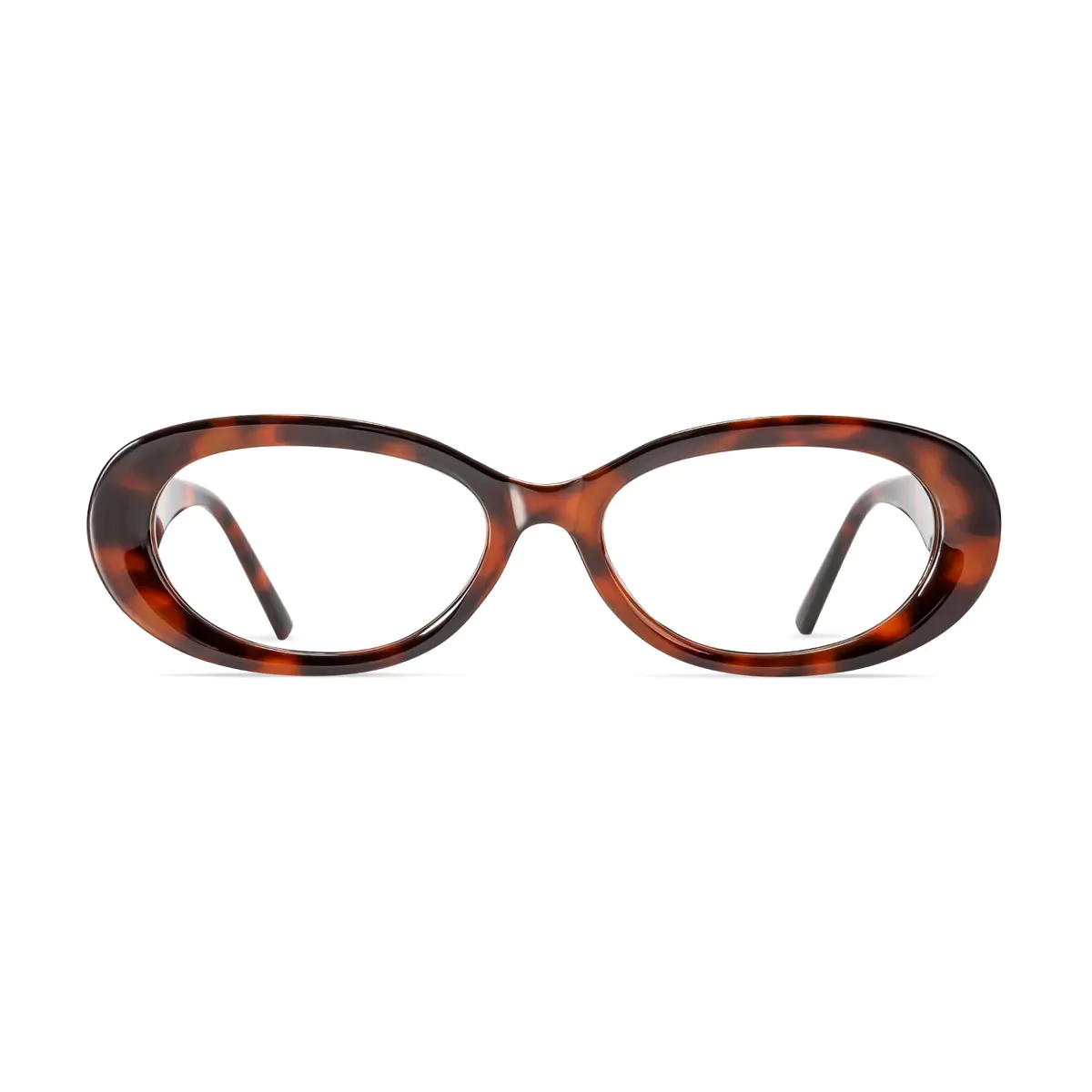 Oval Tortoiseshell Eyeglasses