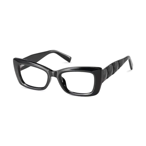 Rectangle Black Eyeglasses