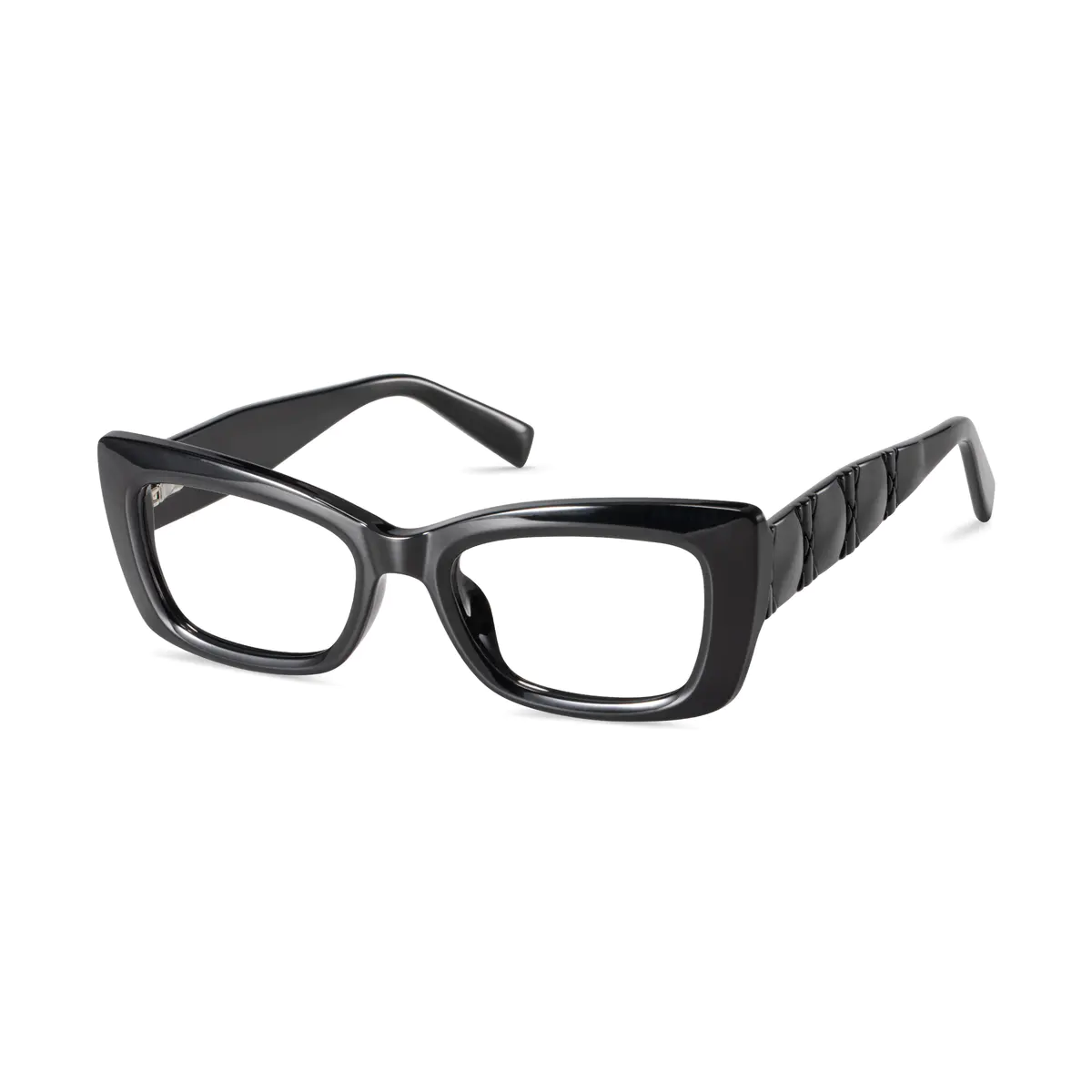 Rectangle Black Eyeglasses
