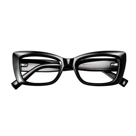 Rectangle Black Eyeglasses