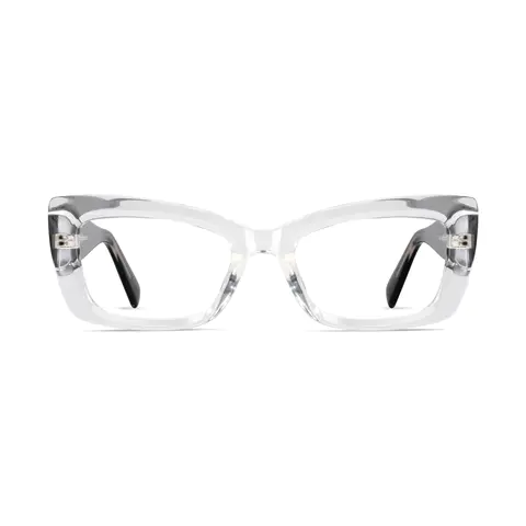 Rectangle Clear Eyeglasses