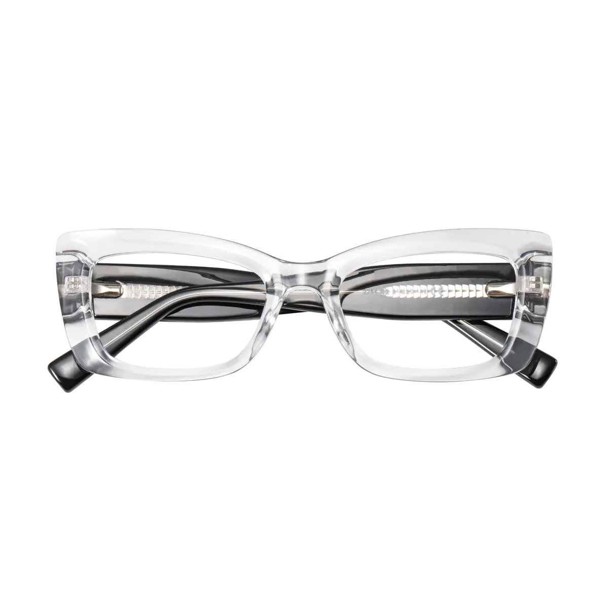 Rectangle Clear Eyeglasses
