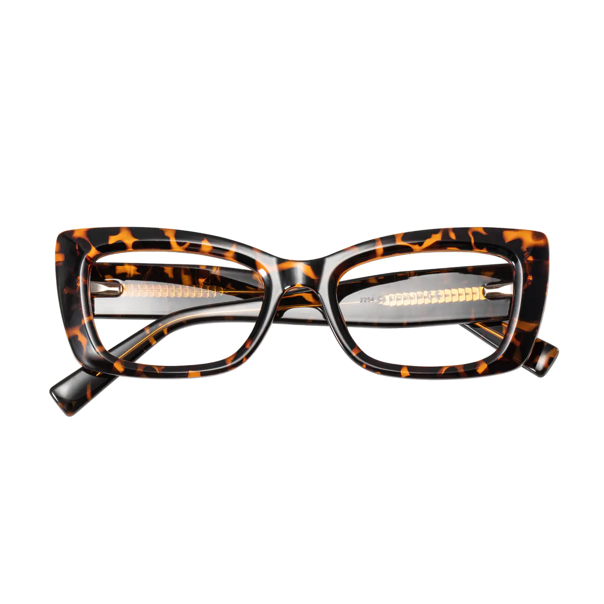 Rectangle Tortoiseshell Eyeglasses