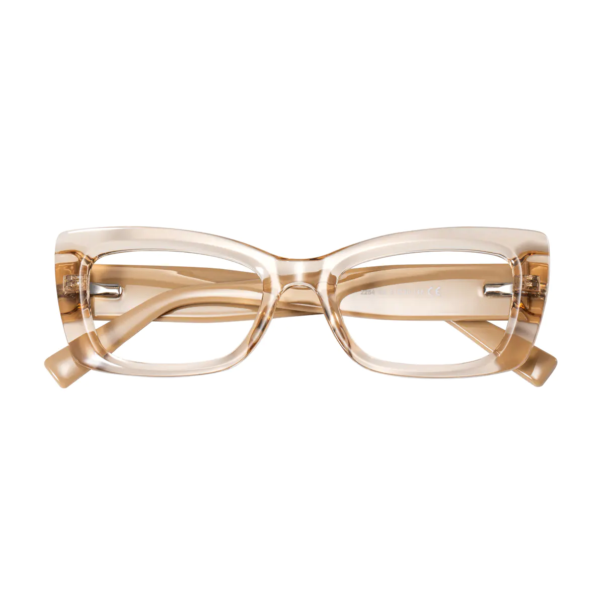 Rectangle Transparent Amber