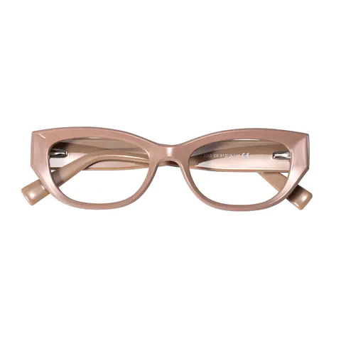Rectangle Pink Eyeglasses