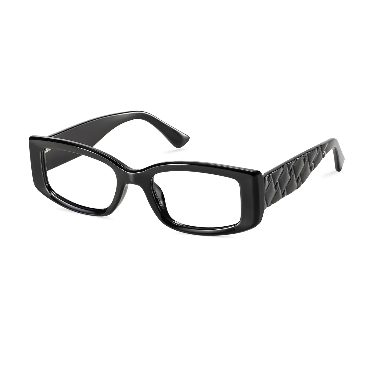 Rectangle Black Eyeglasses