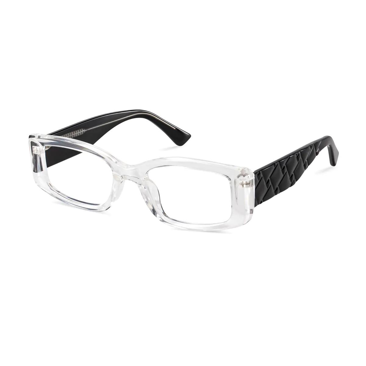 Rectangle Clear Eyeglasses