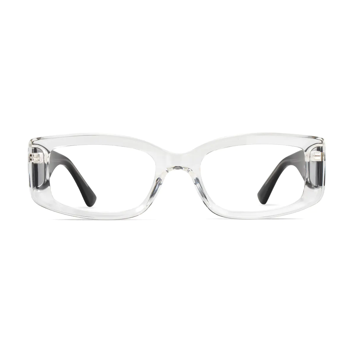 Rectangle Clear Eyeglasses