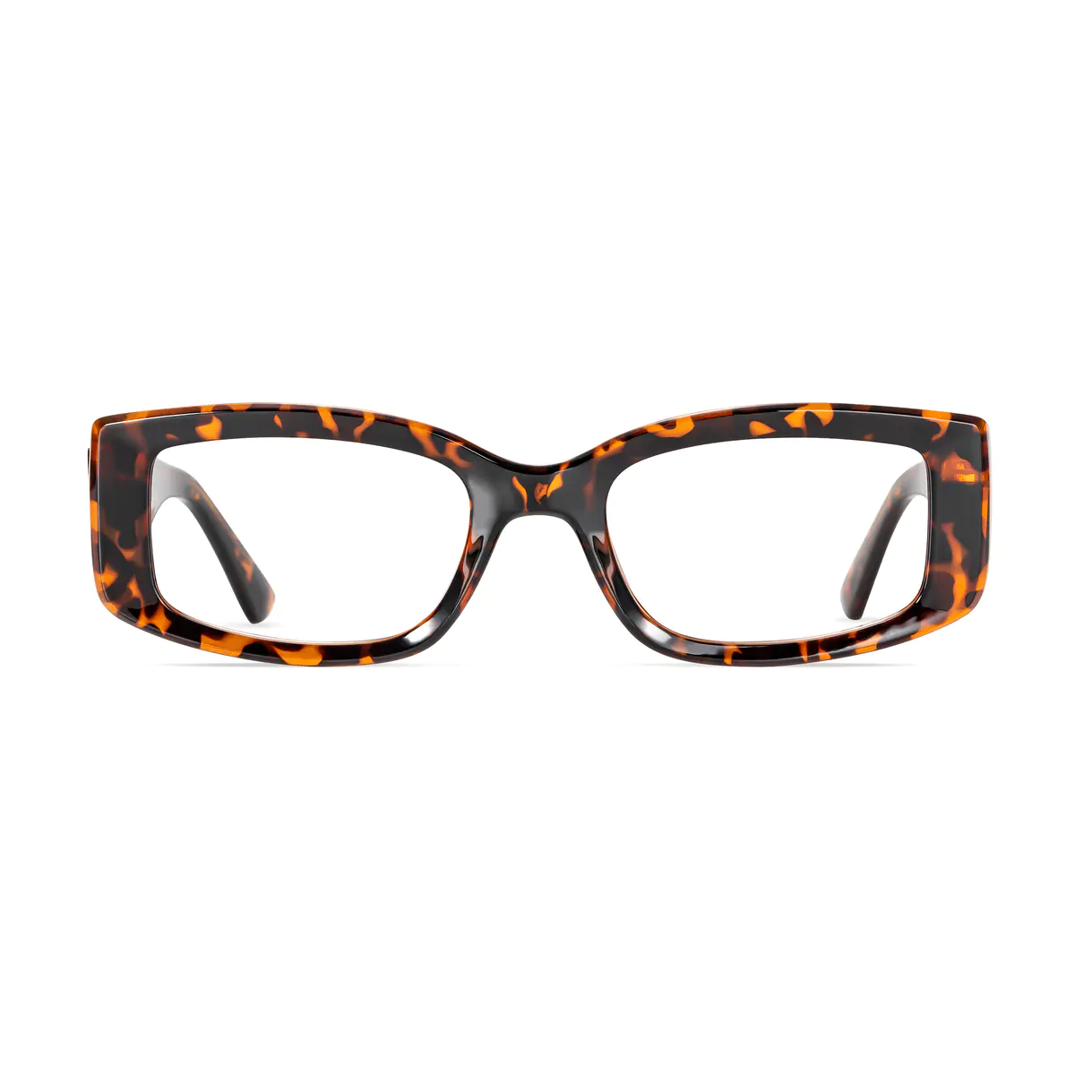 Rectangle Tortoiseshell Eyeglasses