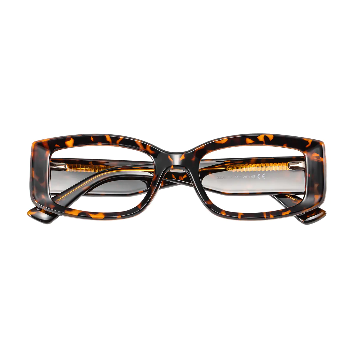 Rectangle Tortoiseshell Eyeglasses