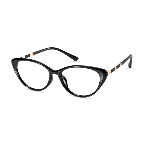 Cat-eye Black Eyeglasses