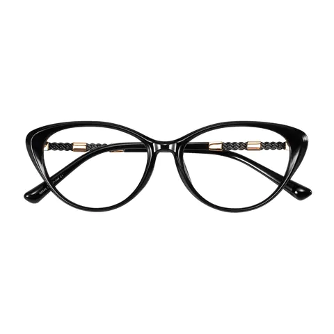 Cat-eye Black Eyeglasses