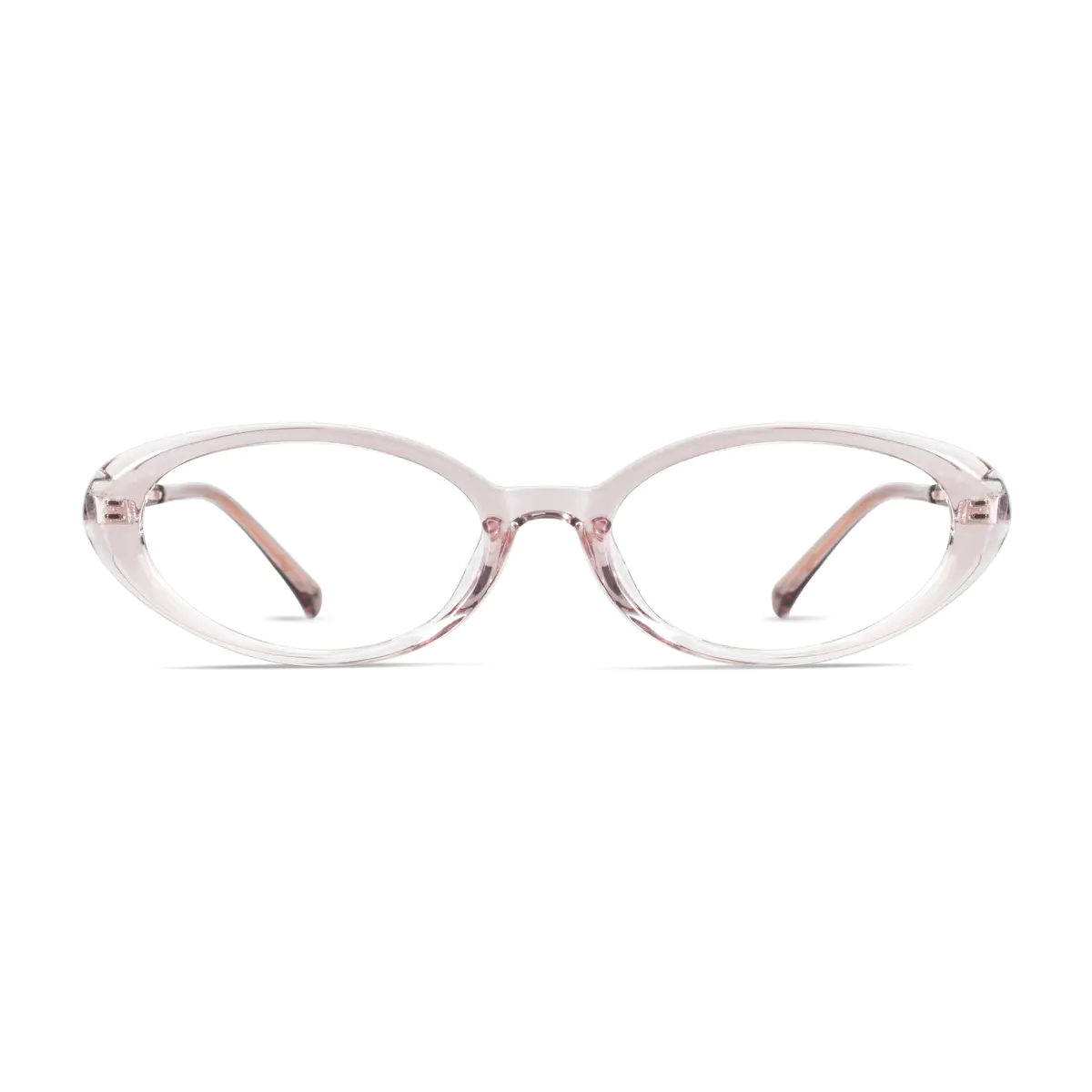 Oval Transparent Pink