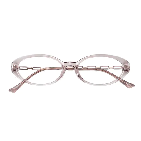 Oval Transparent Pink