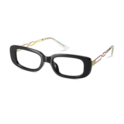 Rectangle Black Eyeglasses