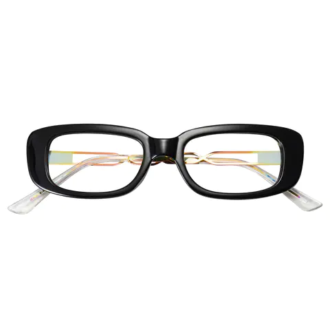 Rectangle Black Eyeglasses