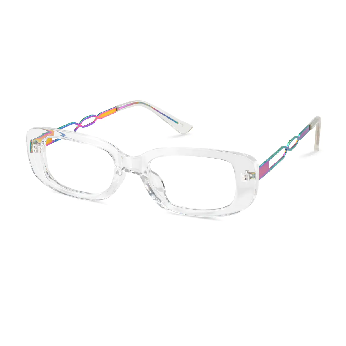 Rectangle Clear Eyeglasses