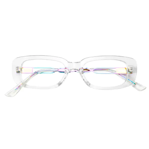 Rectangle Clear Eyeglasses