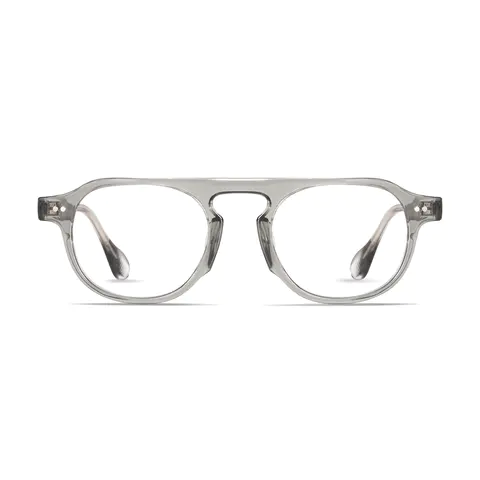 Round Transparent Gray