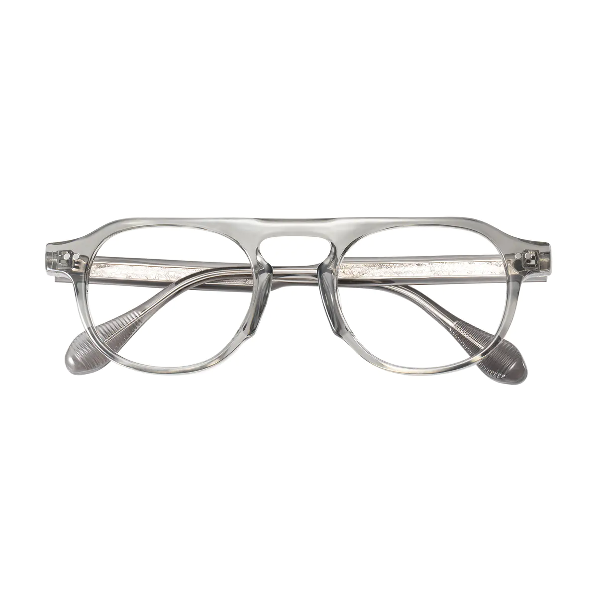 Round Transparent Gray